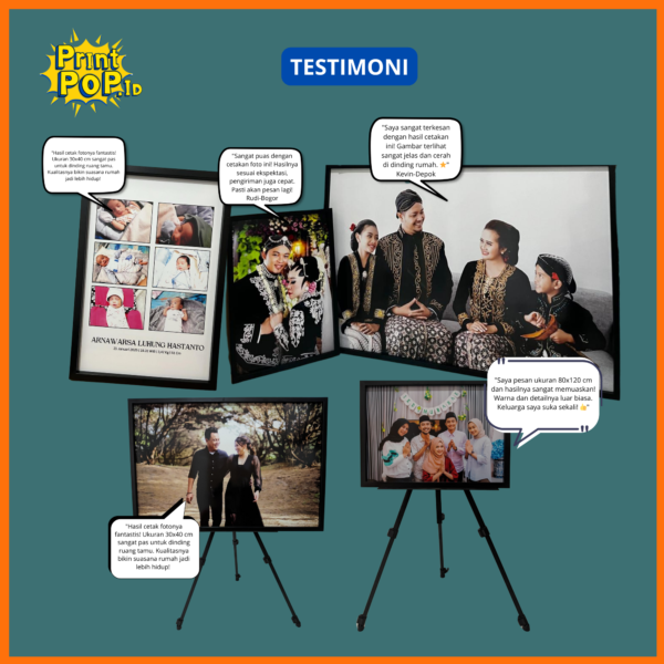 CETAK FOTO CUSTOM PAPAN MDF + BINGKAI UK 60x90cm/24RS - Gambar 7